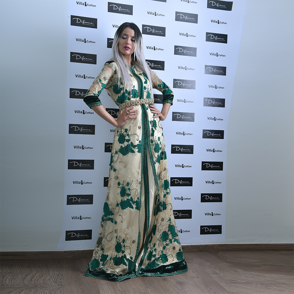 Moroccan Handmade Green Takchita