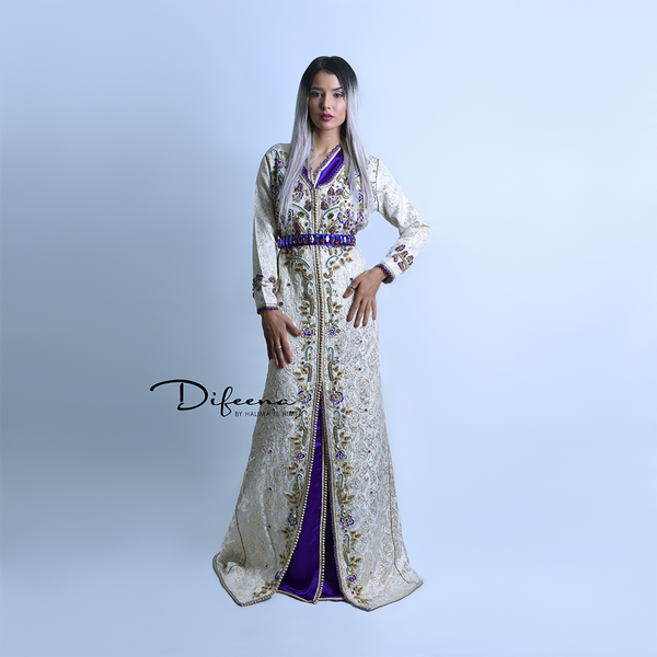 Moroccan Handmade Purple Takchita