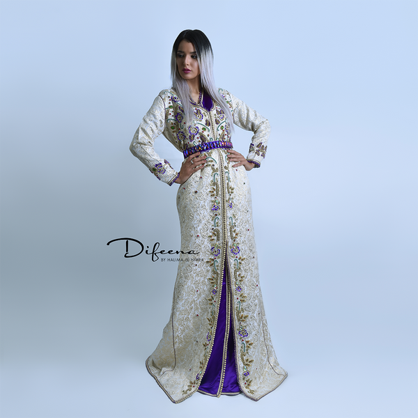 Moroccan Handmade Purple Takchita