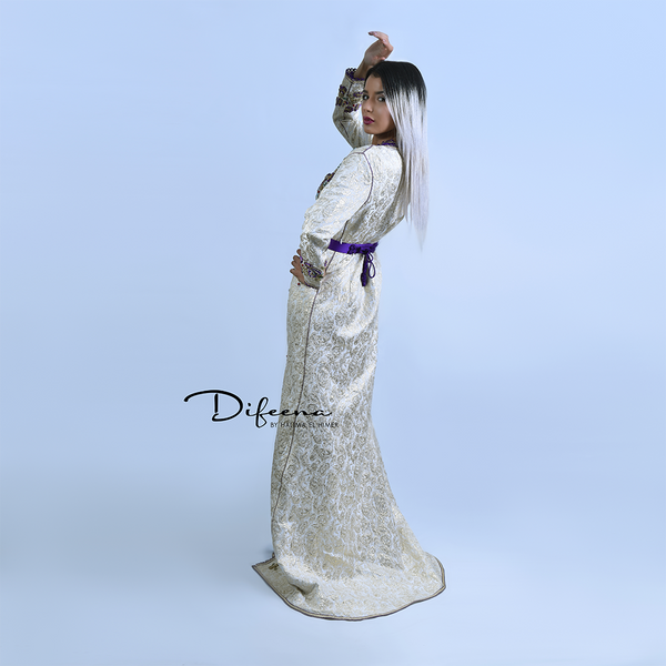 Moroccan Handmade Purple Takchita