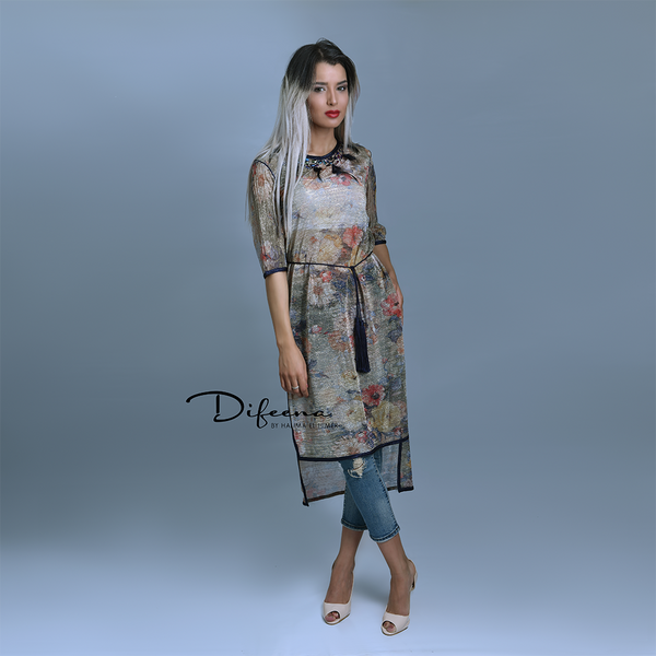 Moroccan Handmade Floral Tunic